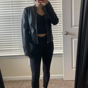 ✨Fitted Leather Jacket